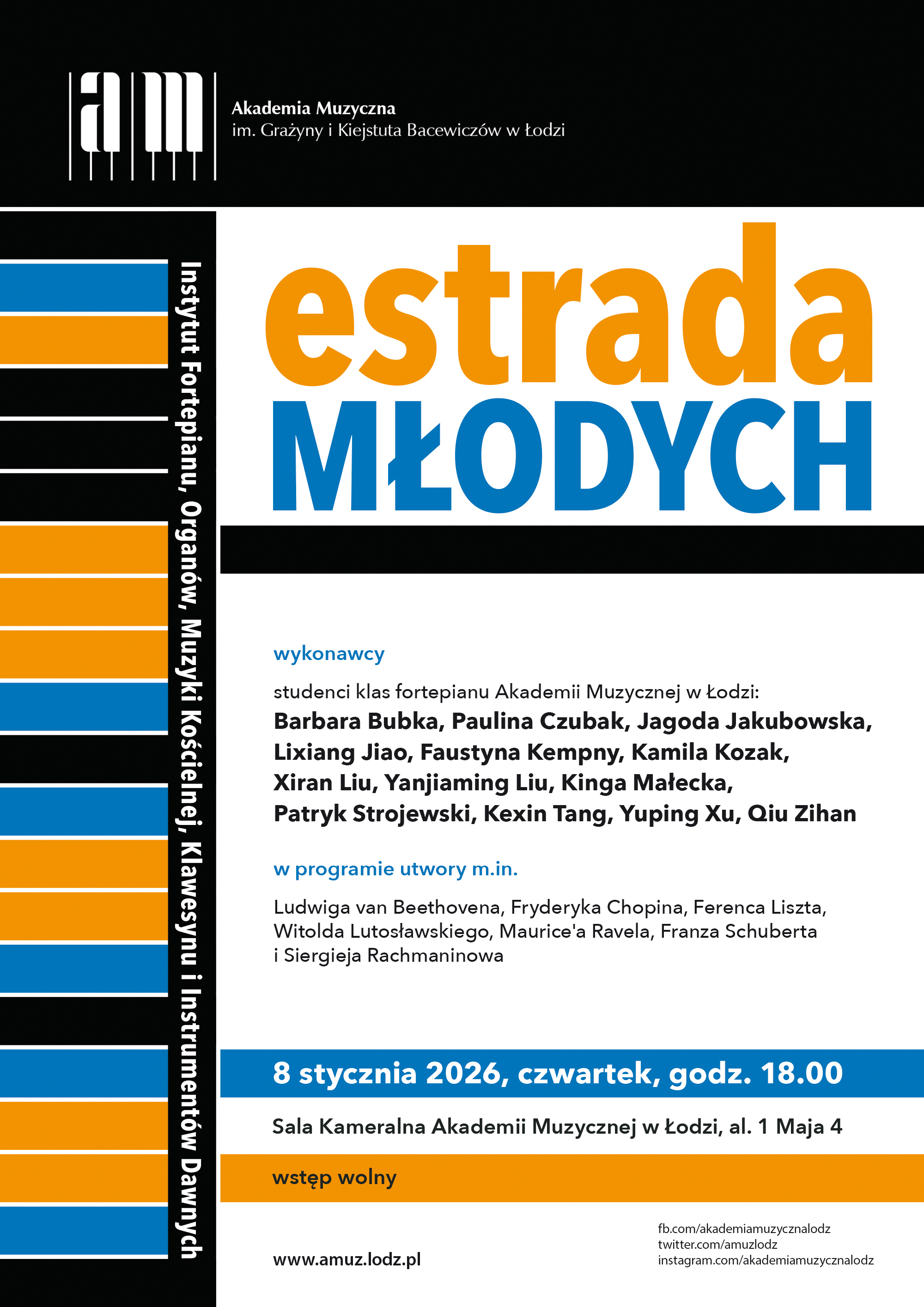 Koncert z cyklu ESTRADA MŁODYCH
