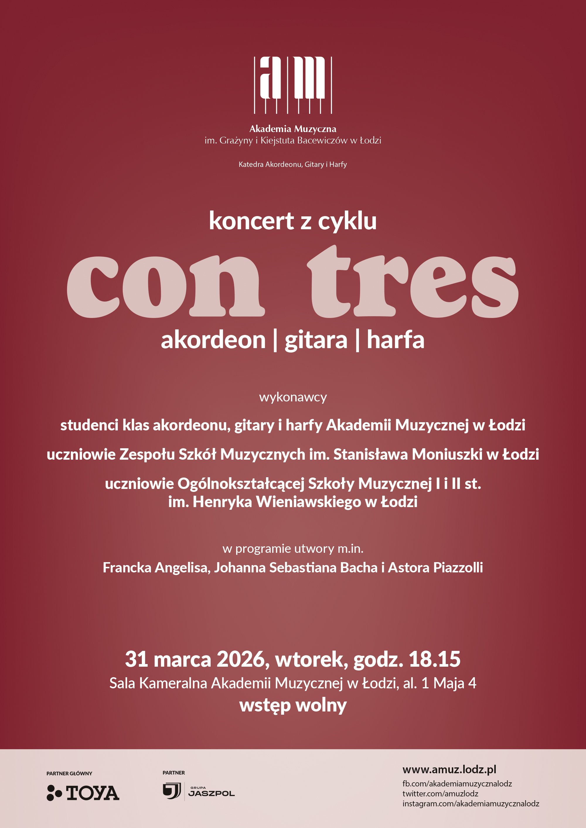 Koncert z cyklu CON TRES