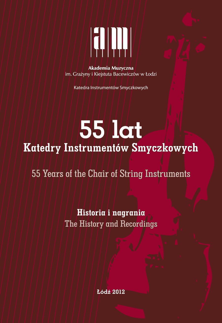 55 lat Katedry Instrumentów Smyczkowych