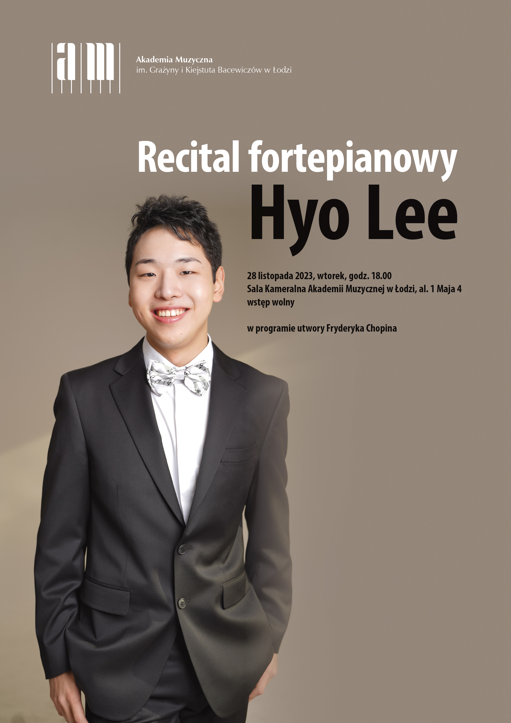 Recital fortepianowy Hyo Lee