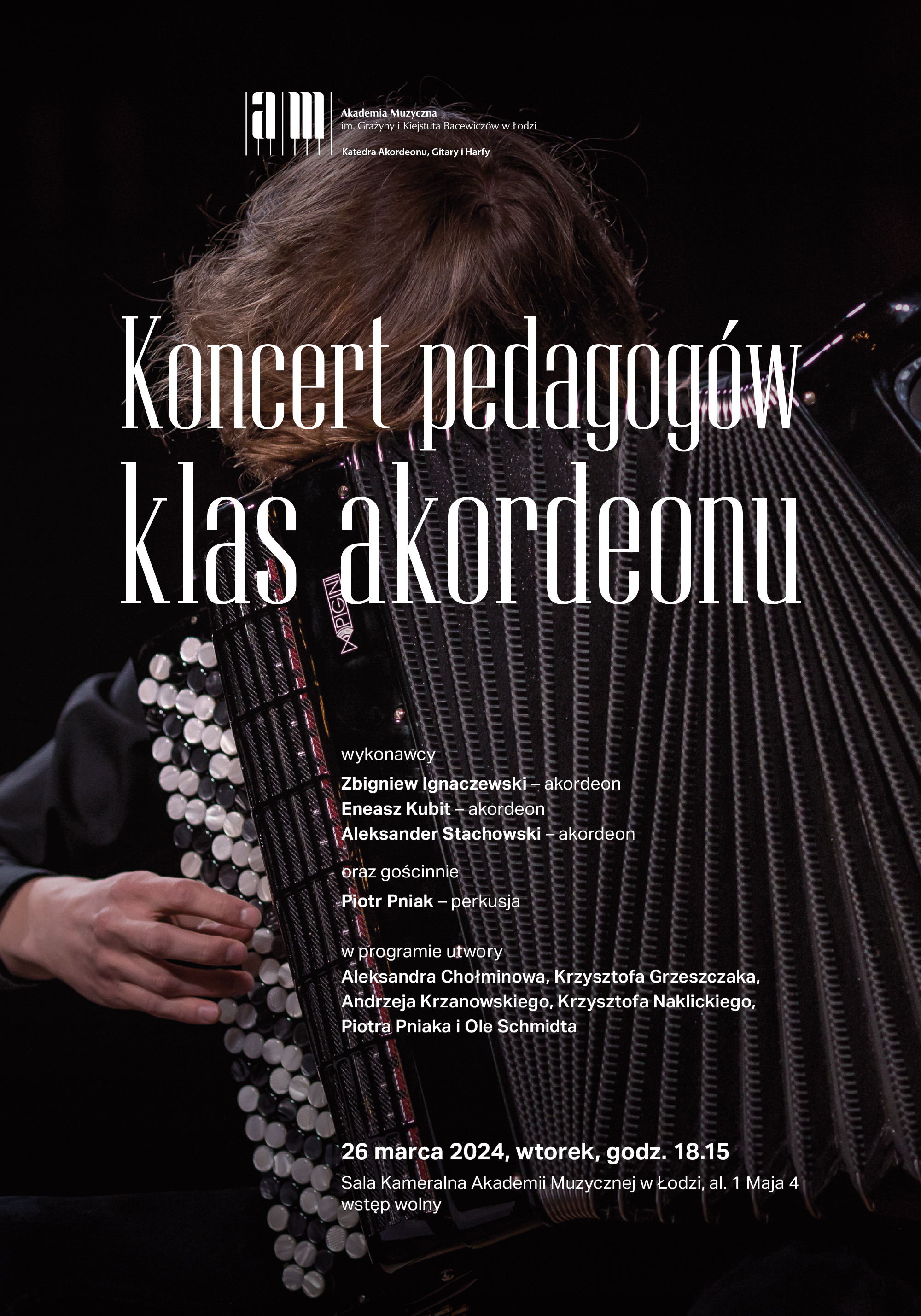 Koncert pedagogów klas akordeonu