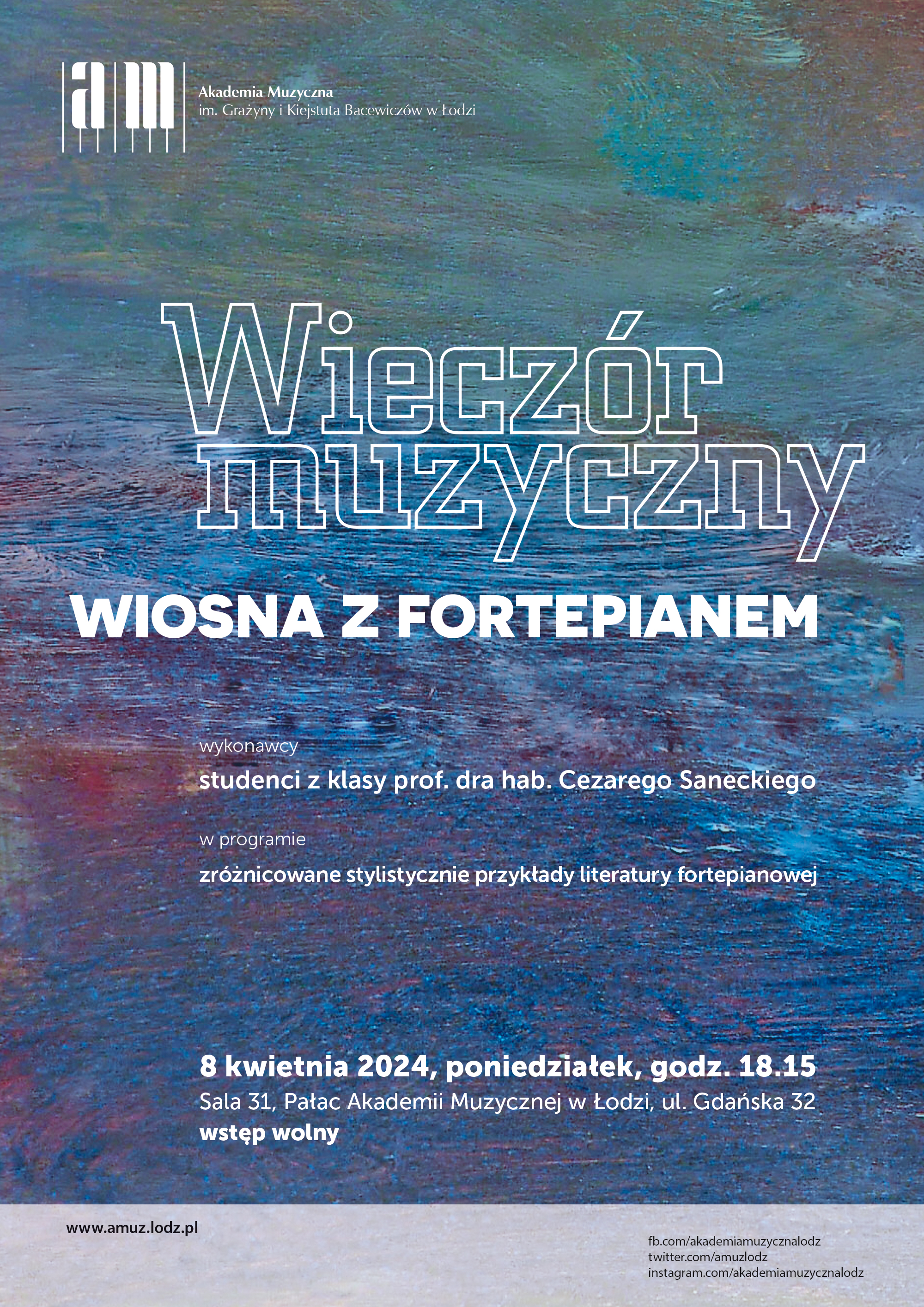 Wieczór muzyczny WIOSNA Z FORTEPIANEM