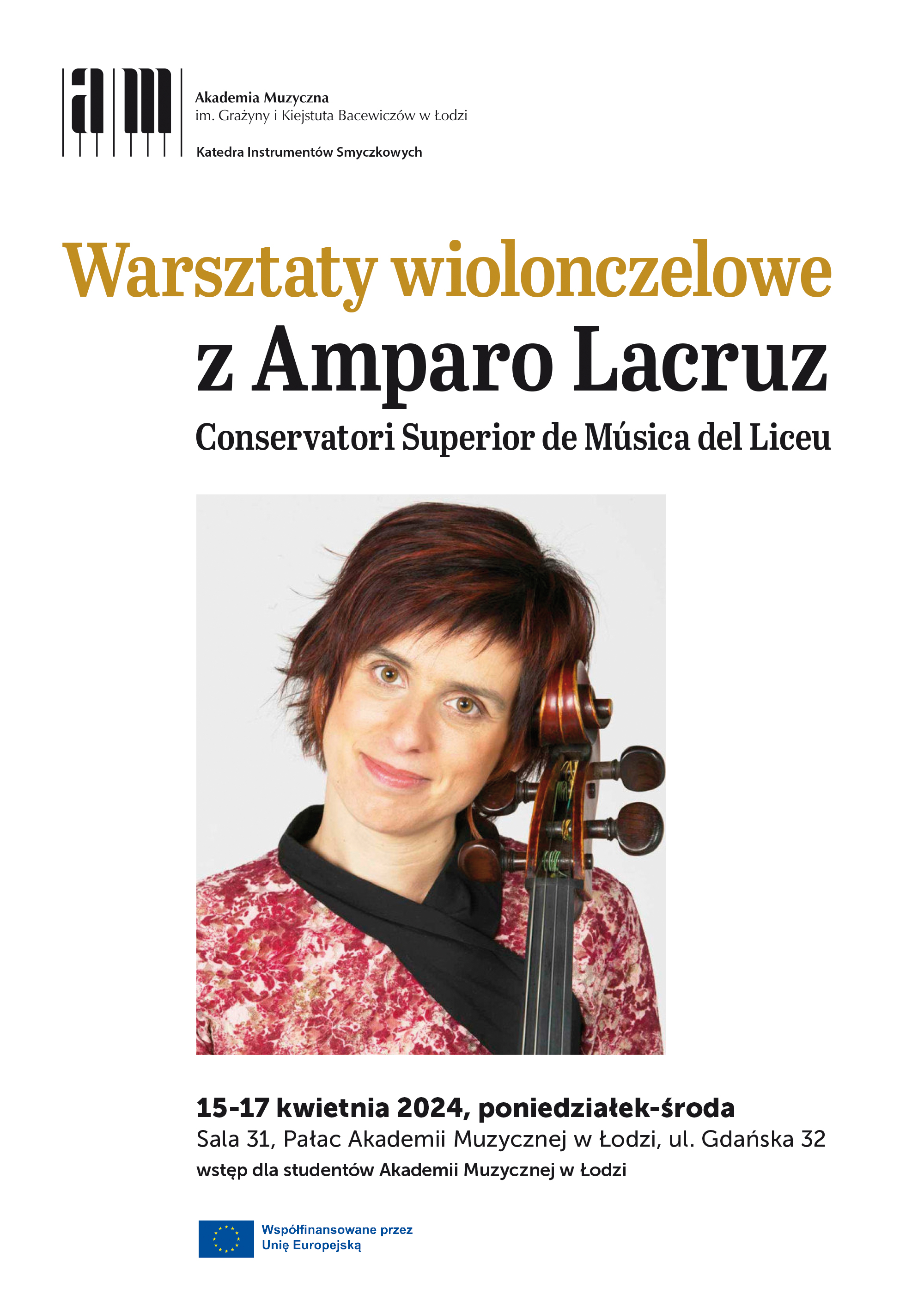 Warsztaty wiolonczelowe z Amparo Lacruz