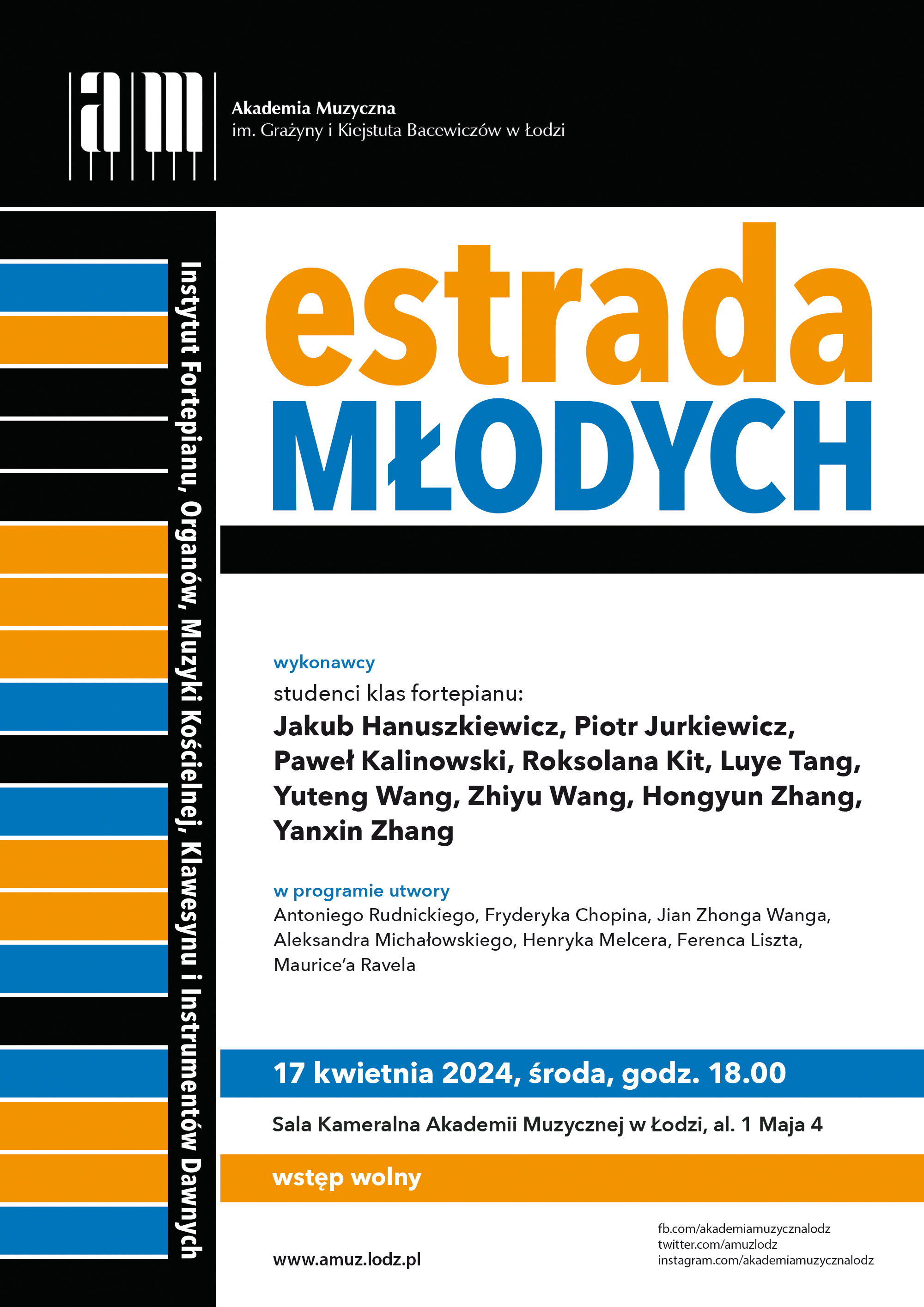 Koncert z cyklu ESTRADA MŁODYCH