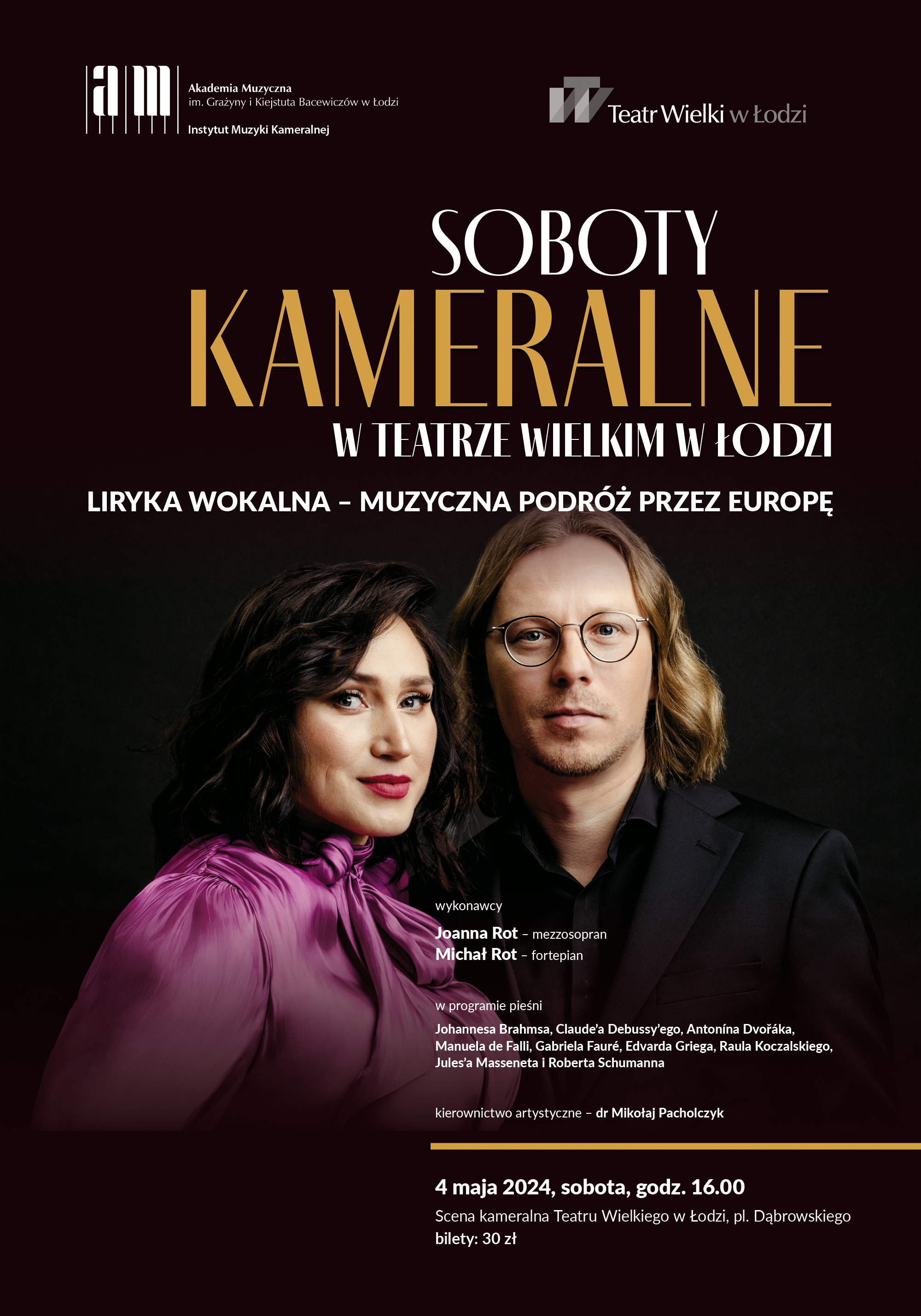 SOBOTY KAMERALNE w Teatrze Wielkim w Łodzi