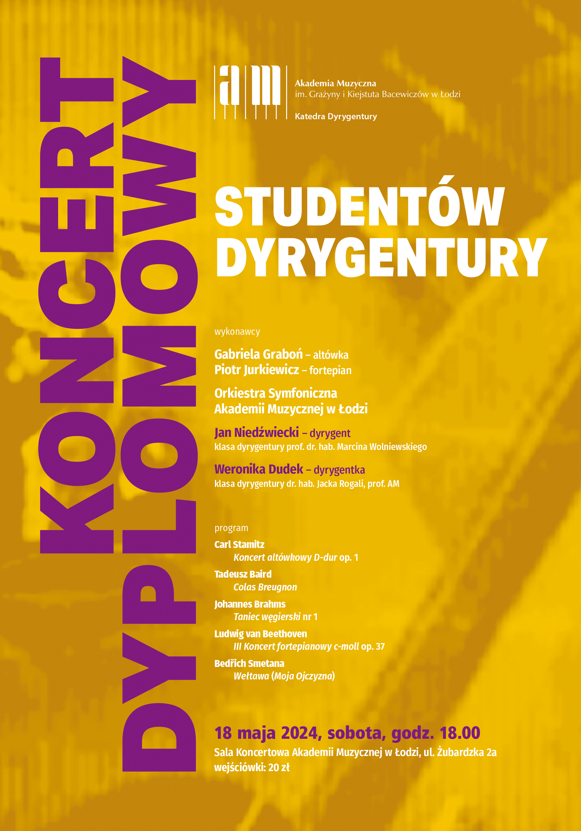 Koncert dyplomowy studentów dyrygentury