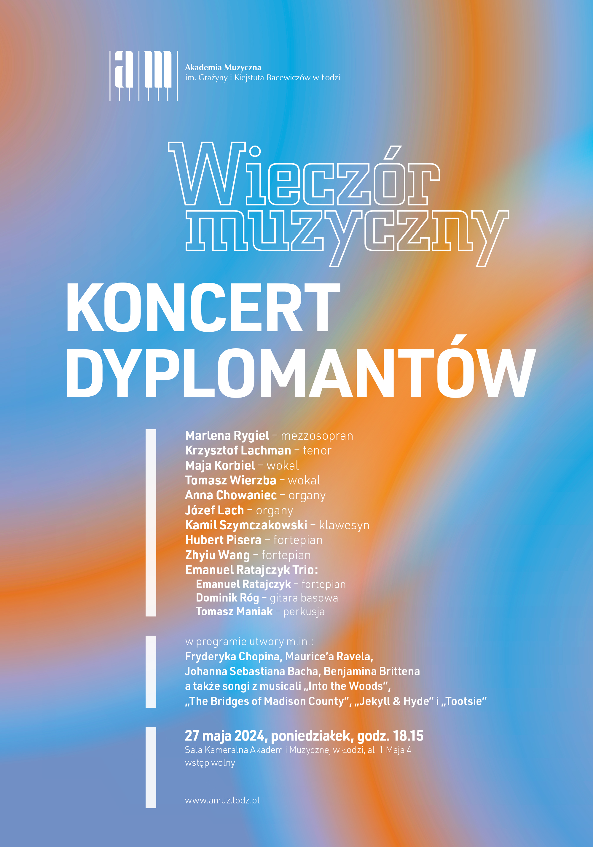 Wieczór muzyczny KONCERT DYPLOMANTÓW