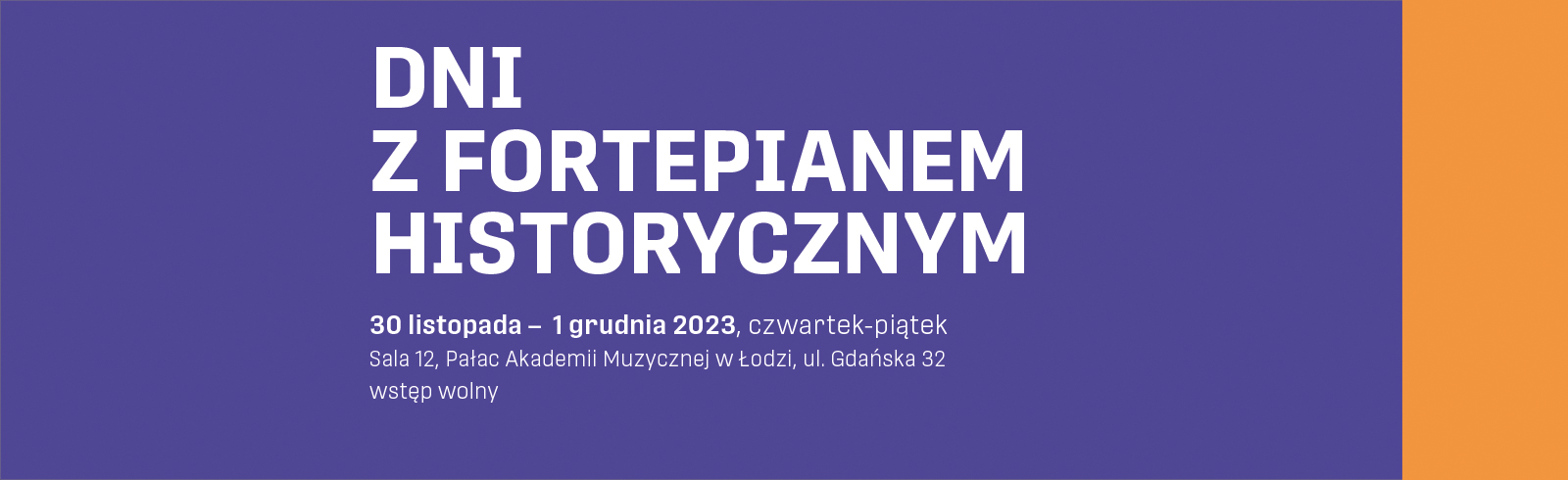 Dni z fortepianem historycznym 2023-11-30