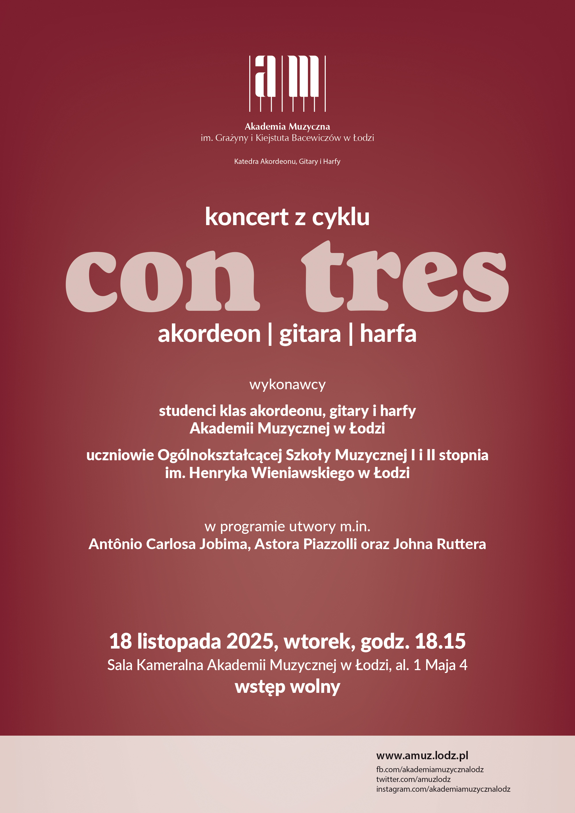 Koncert z cyklu CON TRES