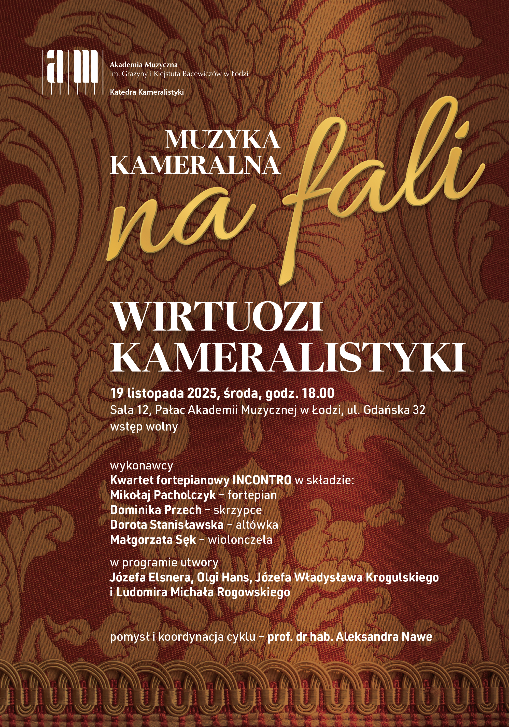 Koncert z cyklu MUZYKA KAMERALNA NA FALI