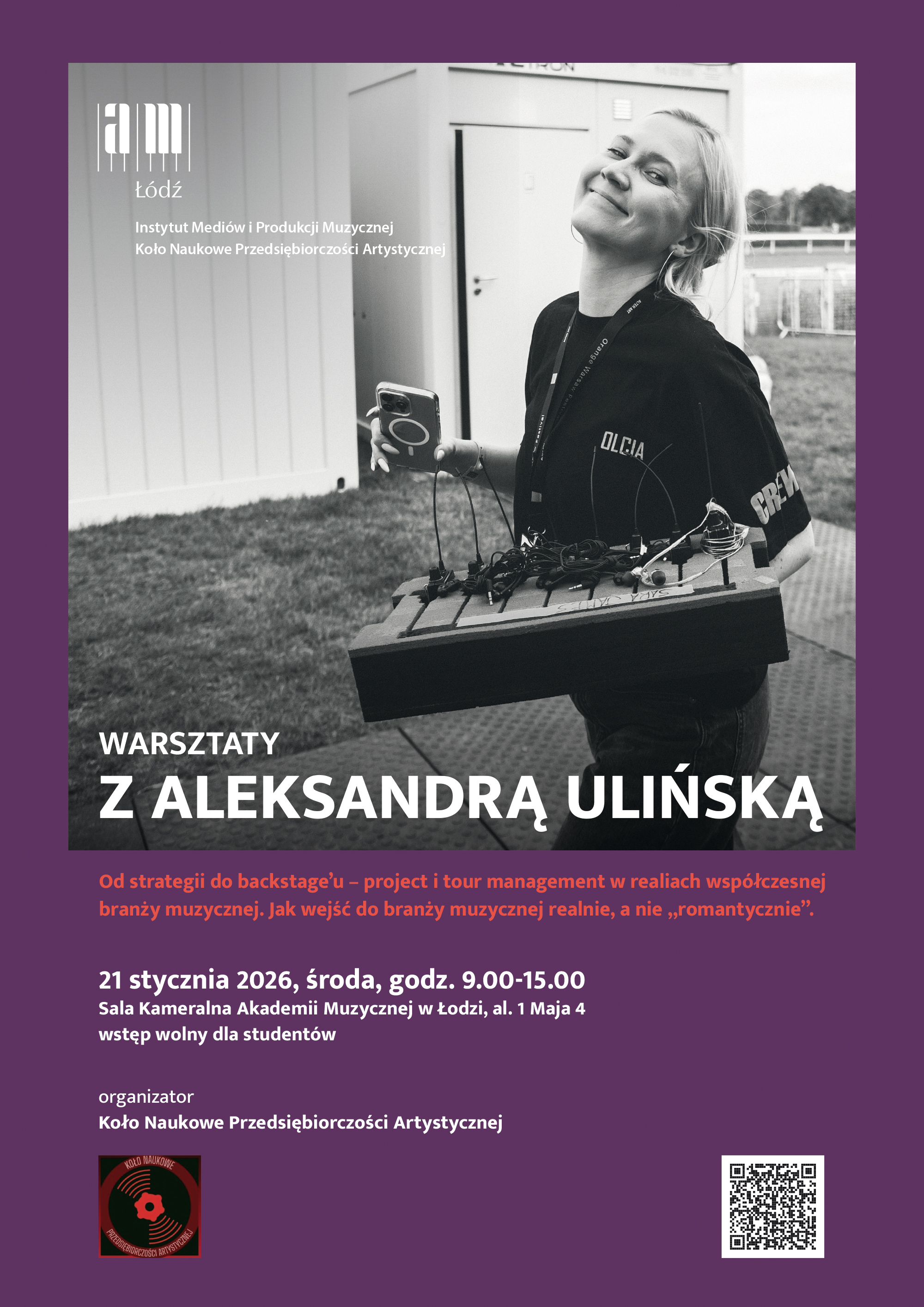 WARSZTATY Z ALEKSANDRĄ ULIŃSKĄ