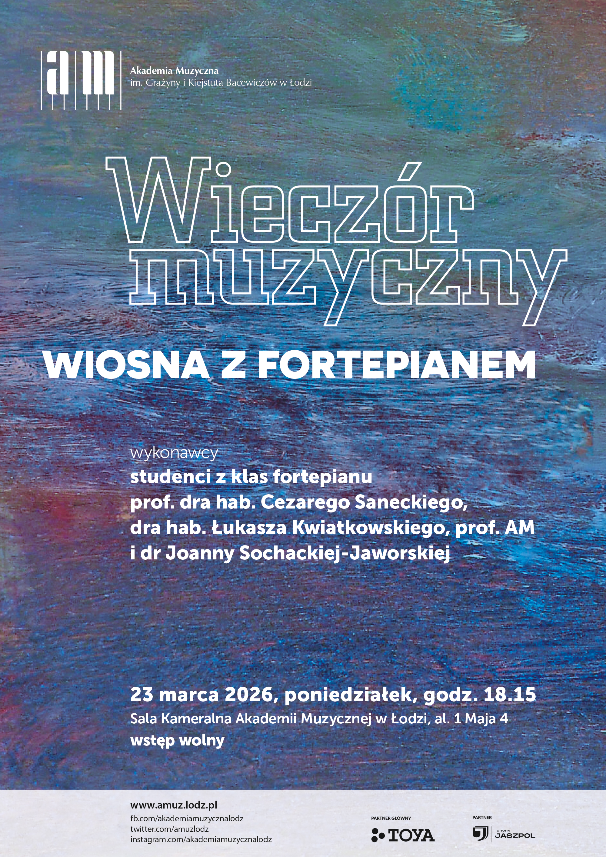 WIECZÓR MUZYCZNY Wiosna z fortepianem